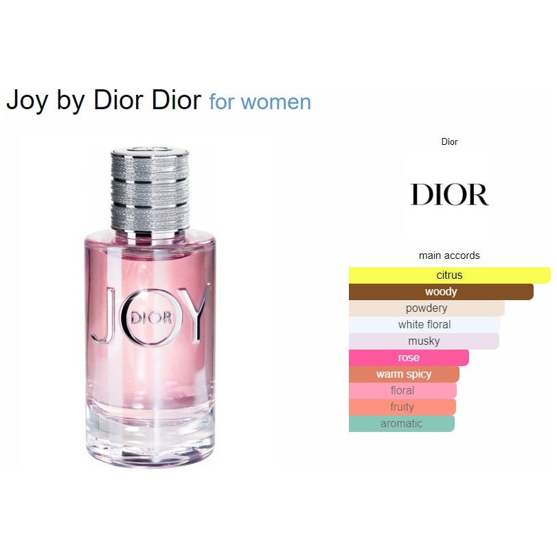 Joy dior ingredients new arrivals