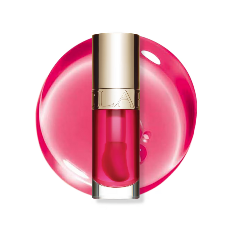 CLARINS - Lip Comfort Oil - Gloss with Rubiginosa Rose Oil@ مرطب زيتي للشفاه