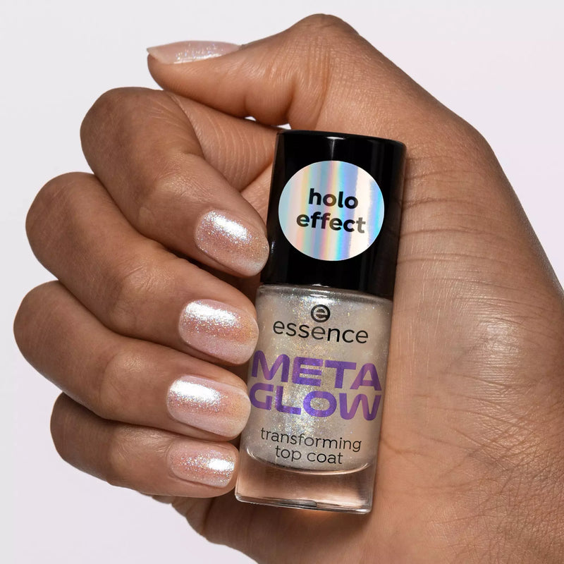 ESSENCE - Meta Glow Transforming Top Coat @ طلاء الاظافر لامع