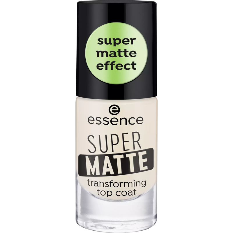 Essence - Super Matte Transforming Top Coat @ طلاء الاظافر مطفي