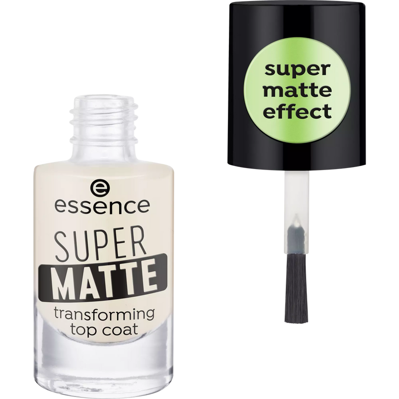 Essence - Super Matte Transforming Top Coat @ طلاء الاظافر مطفي