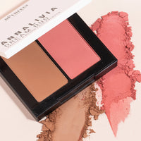 Bperfect x Annalivia Duo Bronzer and Blush Palette @ باليت الوجه