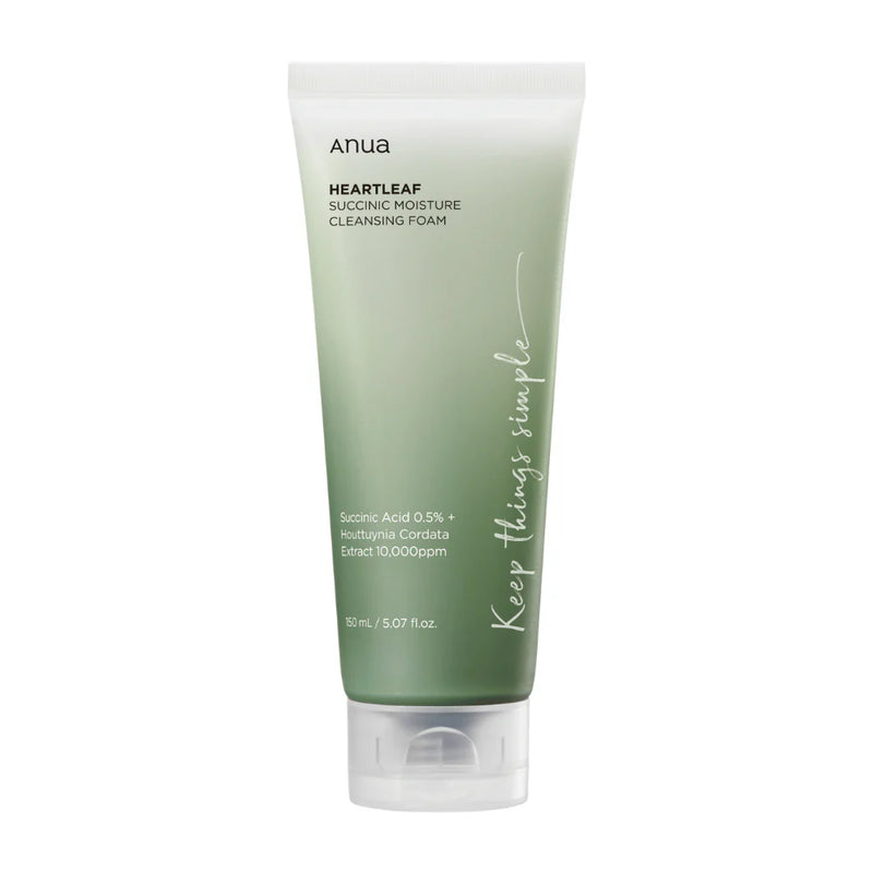 Anua - Heartleaf Succinic Moisture Cleansing Foam