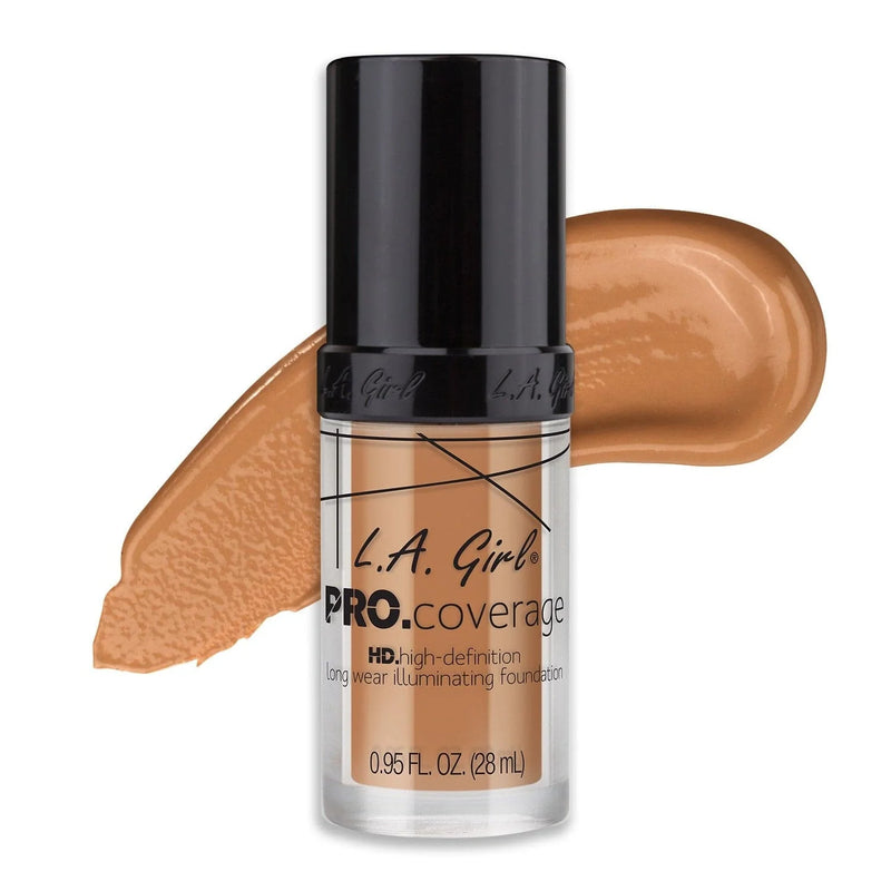 L.A Girl - Pro.Coverage Illuminating Foundation SOFT HONEY@كريم الاساس