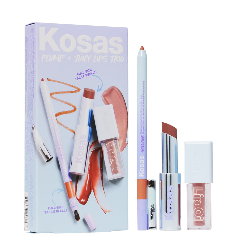 Kosas - 2024 Plump + Juicy Lip Trio Set