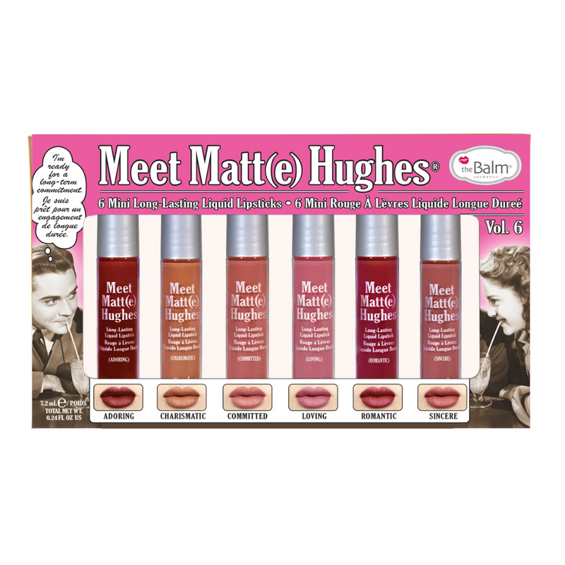 THE BALM - Meet Matt(e) Hughes® Vol. 6@ مجموعة أحمر الشفاة