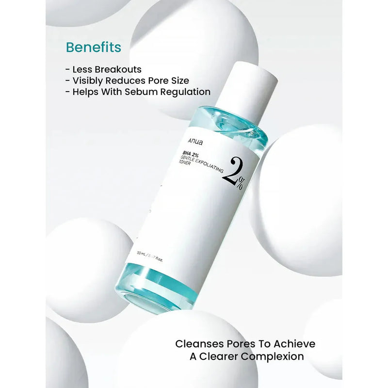 ANUA - BHA 2% Gentle Exfoliating Toner @ تونر