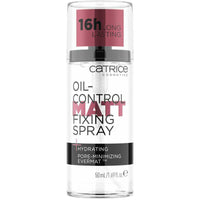 CATRICE- Oil-Control Matt Fixing Spray@مثب المكياج لتحكم بلمعان الوجه